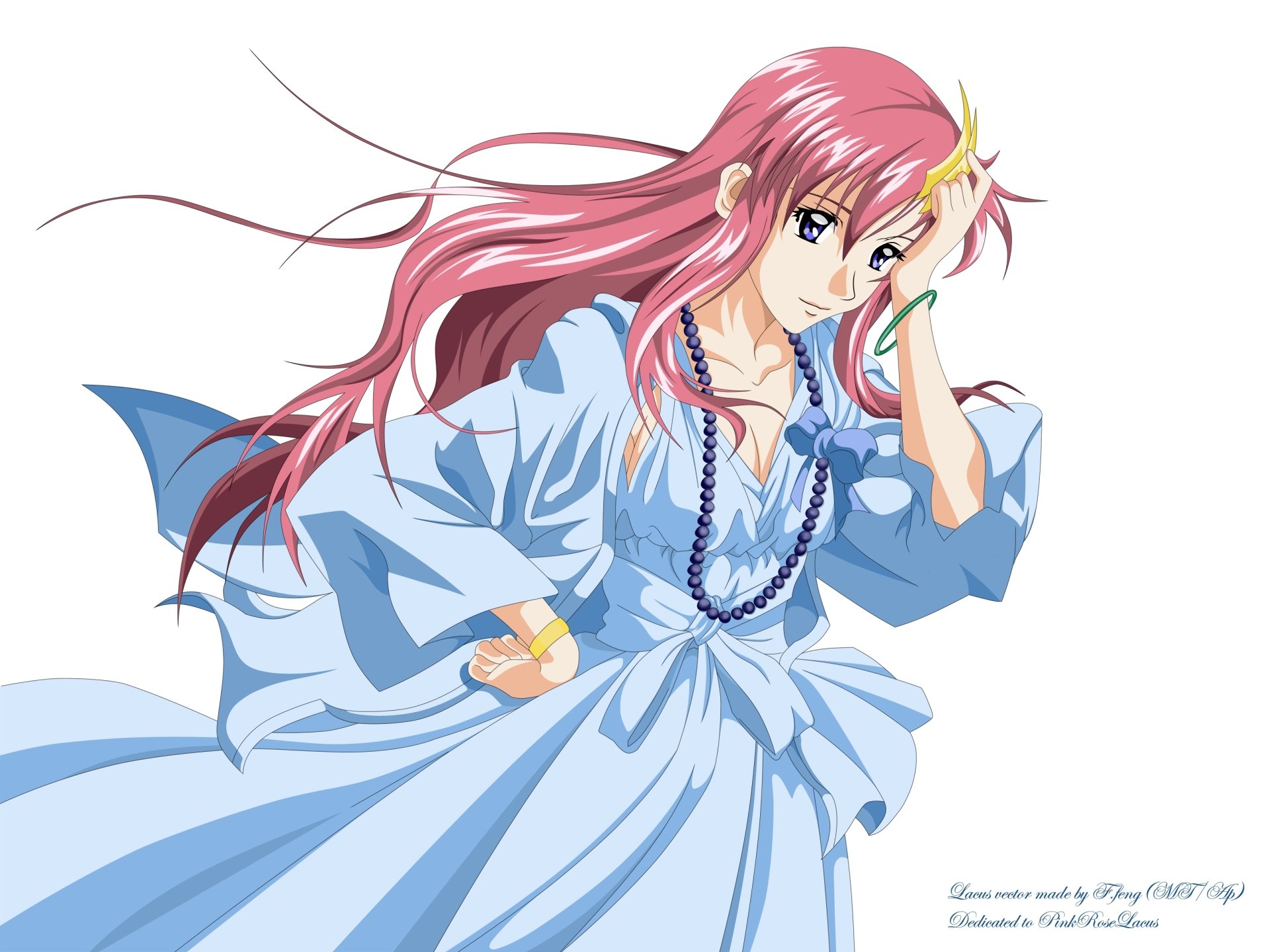 Download Lacus Clyne Anime Mobile Suit Gundam Seed HD Wallpaper