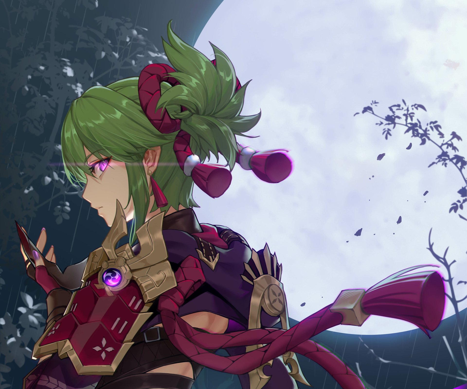 Download Kuki Shinobu Video Game Genshin Impact 4k Ultra HD Wallpaper