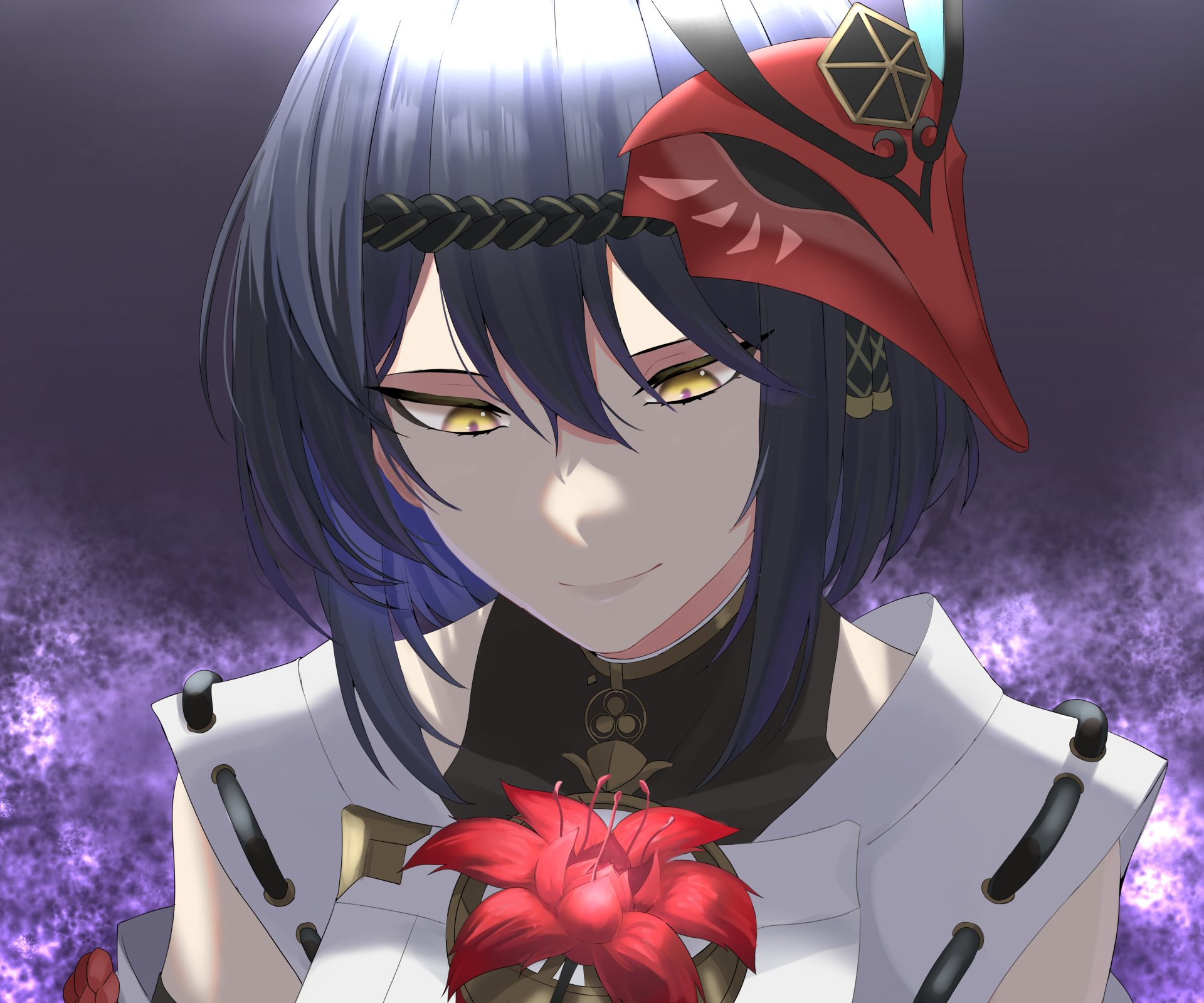 Download Kujou Sara Video Game Genshin Impact 4k Ultra HD Wallpaper