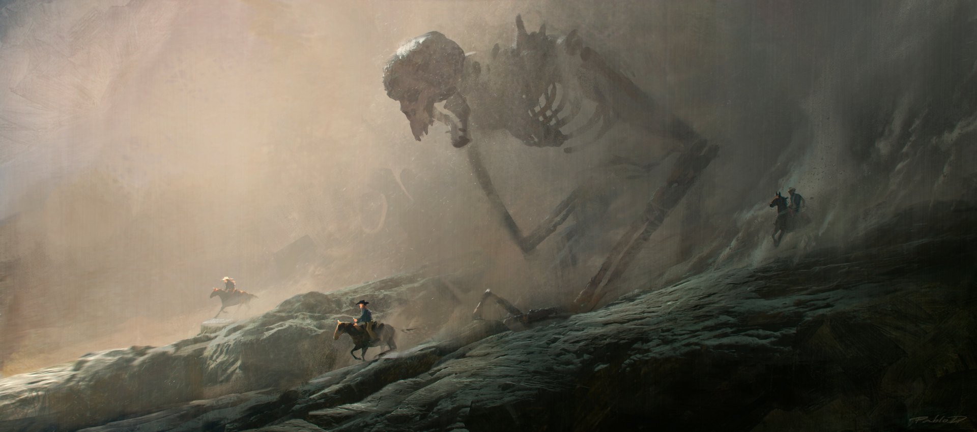 Download Dark Skeleton HD Wallpaper by Pablo Dominguez