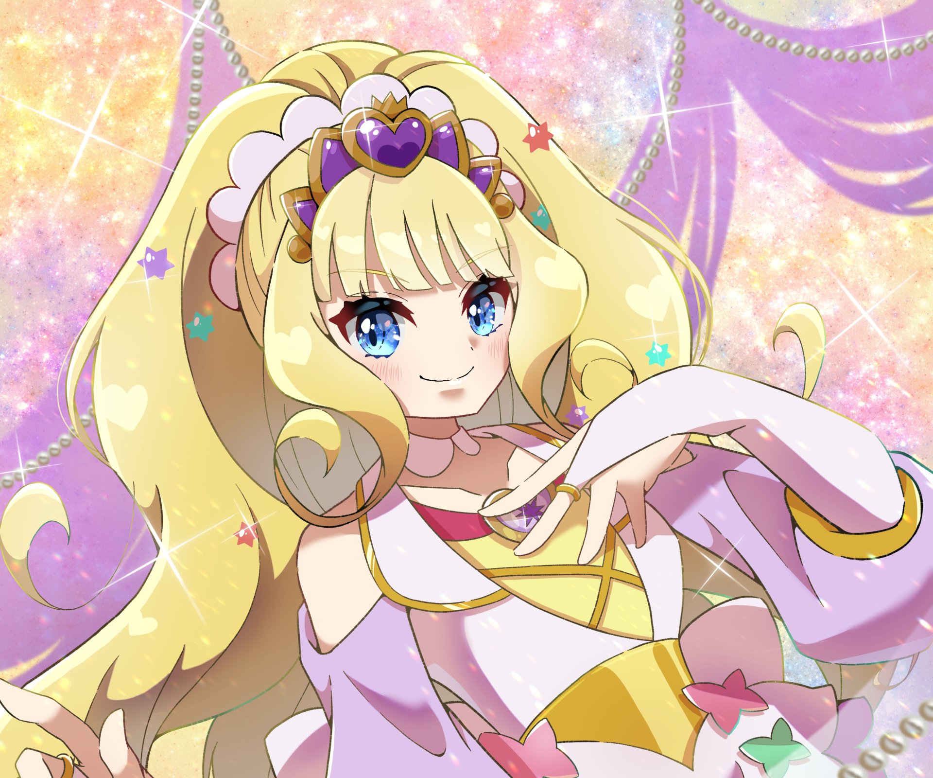 Download Kasai Amane Cure Finale Anime Delicious Party Precure HD Wallpaper