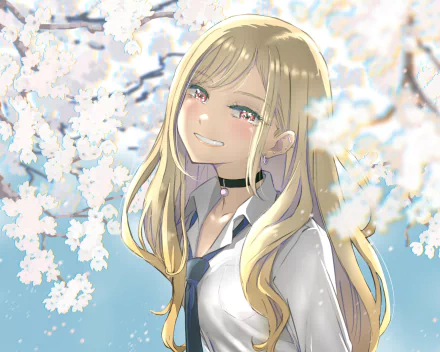 Marin Kitagawa Anime My Dress-Up Darling HD Desktop Wallpaper | Background Image