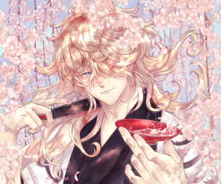 Ichimonji Norimune Anime Touken Ranbu HD Desktop Wallpaper | Background Image