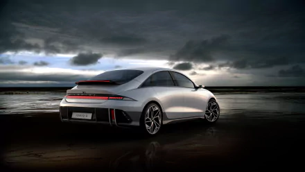 vehicle Hyundai IONIQ 6 HD Desktop Wallpaper | Background Image