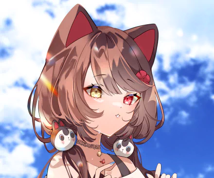 Nijisanji Inui Toko Anime Virtual Youtuber HD Desktop Wallpaper | Background Image