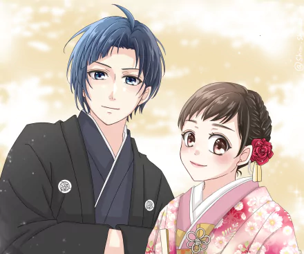 Yujiro Someya Hiyori Suzumi Anime To Become a Real Heroine! The Unpopular Girl and the Secret Task HD Desktop Wallpaper | Background Image