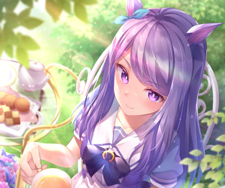 Mejiro McQueen Anime Uma Musume: Pretty Derby HD Desktop Wallpaper | Background Image