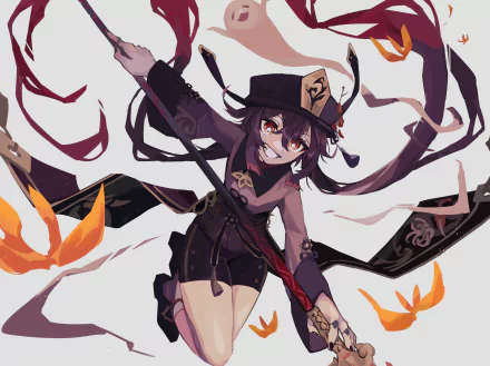 Hu Tao video game Genshin Impact HD Desktop Wallpaper | Background Image