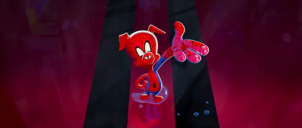 Spider-Ham movie Spider-Man: Into The Spider-Verse HD Desktop Wallpaper | Background Image