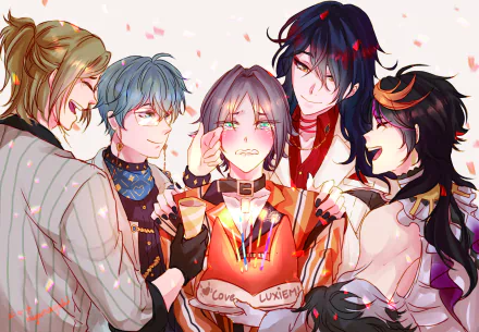 Luxiem Anime Virtual Youtuber HD Desktop Wallpaper | Background Image