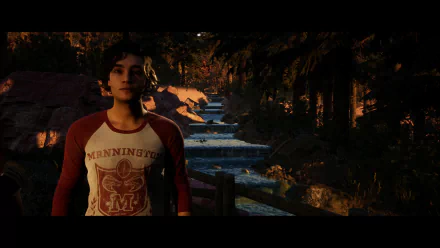  The Quarry : Nick cerca del río en el bosque de Hackett