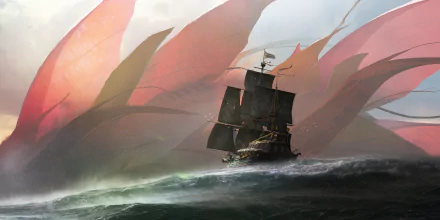 movie The Sea Beast HD Desktop Wallpaper | Background Image