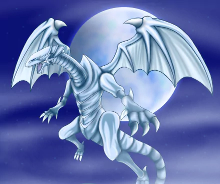 Blue-Eyes White Dragon Anime Yu-Gi-Oh! HD Desktop Wallpaper | Background Image