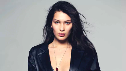 face portrait model Celebrity Bella Hadid HD Desktop Wallpaper | Background Image