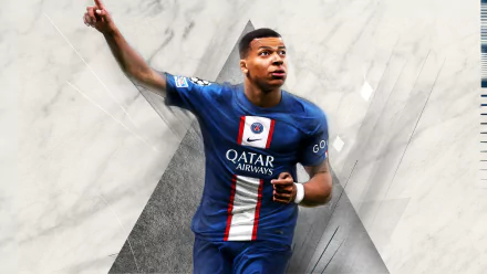 Kylian Mbappé video game FIFA 23 HD Desktop Wallpaper | Background Image