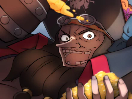 Marshall D. Teach Anime One Piece HD Desktop Wallpaper | Background Image