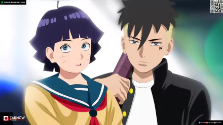  Himawahi and Kawaki in school