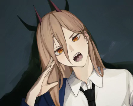 Power (Chainsaw Man) Anime Chainsaw Man HD Desktop Wallpaper | Background Image