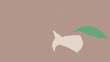 HD desktop wallpaper featuring Nuzleaf, the grass Pokémon, illustrated in anime style against a simple, muted background.