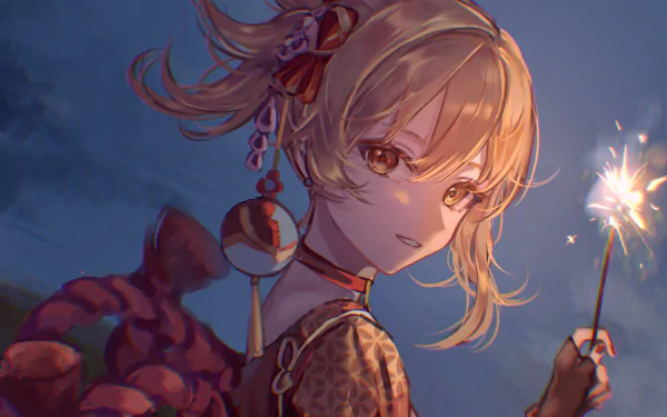 Yoimiya (Genshin Impact) video game Genshin Impact HD Desktop Wallpaper | Background Image