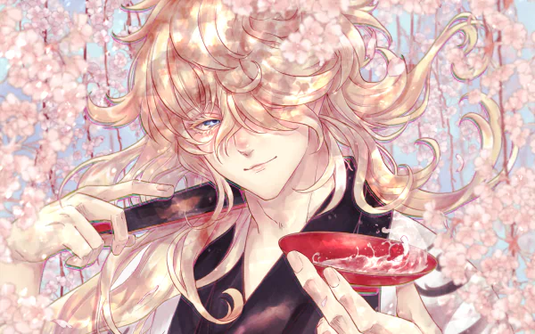 Ichimonji Norimune Anime Touken Ranbu HD Desktop Wallpaper | Background Image