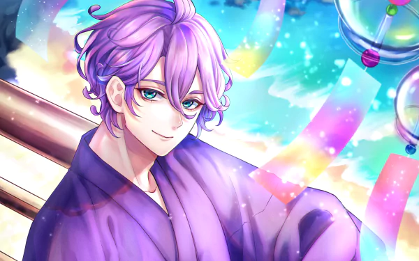 Kasen Kanesada Anime Touken Ranbu HD Desktop Wallpaper | Background Image