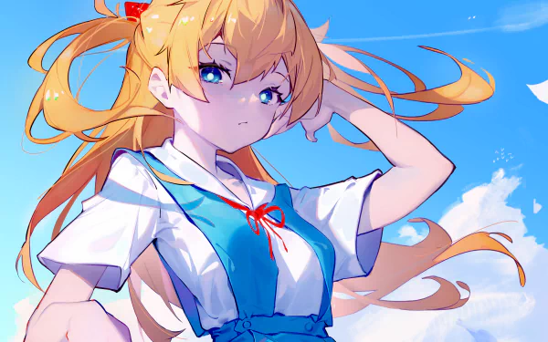 Asuka Langley Sohryu Anime Neon Genesis Evangelion HD Desktop Wallpaper | Background Image