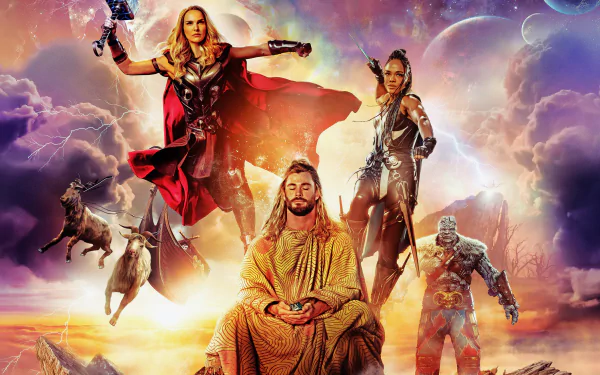 movie Thor: Love and Thunder HD Desktop Wallpaper | Background Image