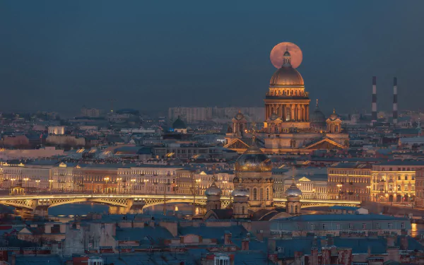 Russia Saint Isaac's Cathedral man made Saint Petersburg HD Desktop Wallpaper | Background Image