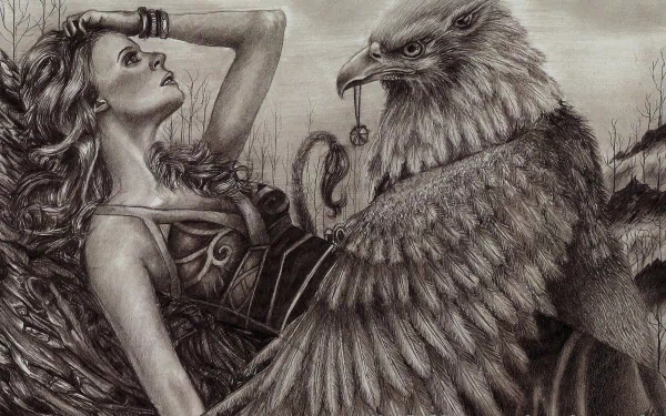 fantasy griffin HD Desktop Wallpaper | Background Image