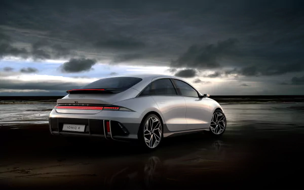 vehicle Hyundai IONIQ 6 HD Desktop Wallpaper | Background Image