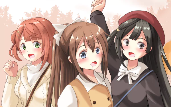 Setsuna Yuki Ayumu Uehara Shizuku Osaka Anime Love Live! Nijigasaki High School Idol Club HD Desktop Wallpaper | Background Image