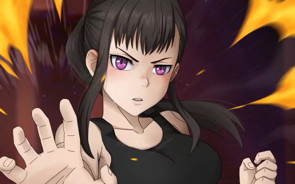 Maki Oze Anime Fire Force HD Desktop Wallpaper | Background Image