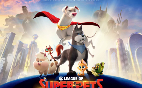 movie DC League of Super-Pets HD Desktop Wallpaper | Background Image
