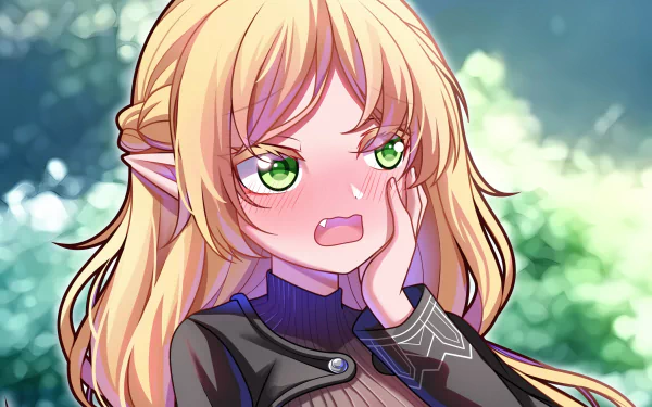 Tsundere Elf Anime Uncle from Another World HD Desktop Wallpaper | Background Image