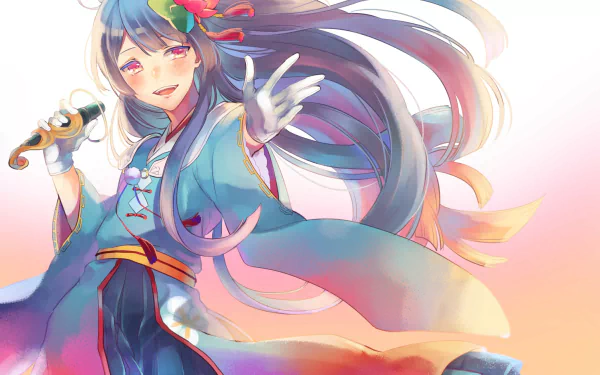 Runa Kagurazaka Anime I-Chu: Halfway Through the Idol HD Desktop Wallpaper | Background Image