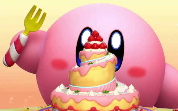Kirby video game Kirby's Dream Buffet HD Desktop Wallpaper | Background Image