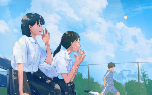 summer Anime friends Anime Summer HD Desktop Wallpaper | Background Image