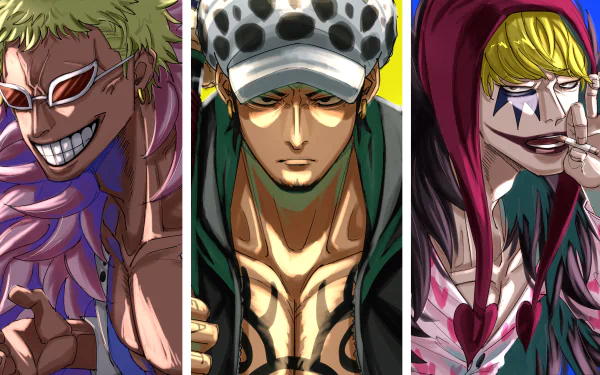 Donquixote Doflamingo Anime One Piece HD Desktop Wallpaper | Background Image