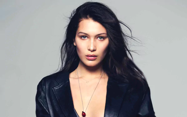 face portrait model Celebrity Bella Hadid HD Desktop Wallpaper | Background Image