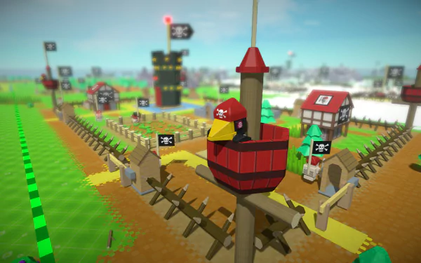 video game Autonauts vs Piratebots HD Desktop Wallpaper | Background Image