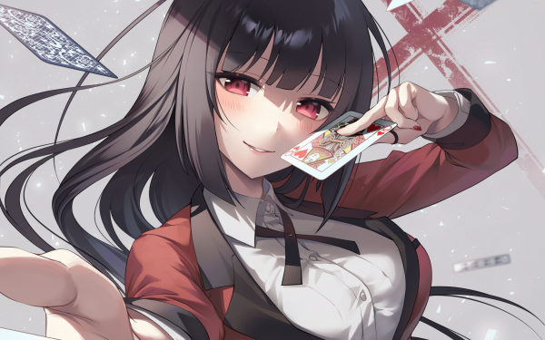 Anime Kakegurui Yumeko Jabami HD Wallpaper | Background Image