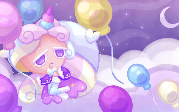 Cream Unicorn Cookie (Cookie Run) video game Cookie Run: OvenBreak HD Desktop Wallpaper | Background Image