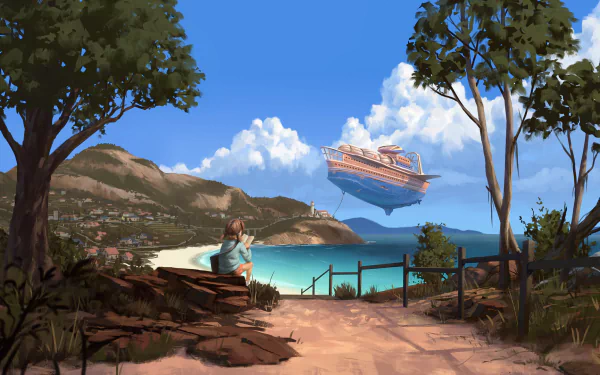 video game Wayward Strand HD Desktop Wallpaper | Background Image