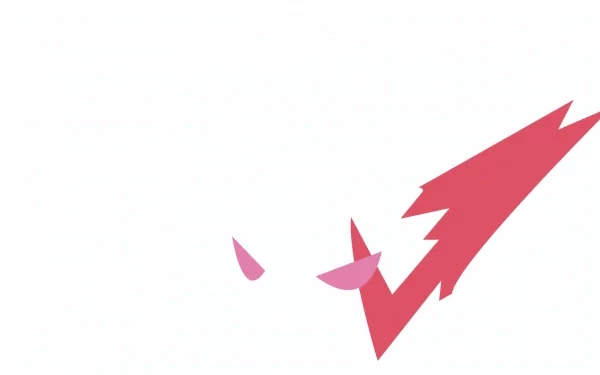 HD wallpaper featuring Zangoose, a Pokémon character, set against a minimalist background. The design incorporates vibrant pink elements, showcasing its anime style.