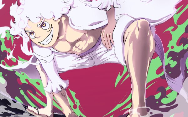 Anime One Piece Monkey D. Luffy Gear 5 HD Wallpaper | Background Image