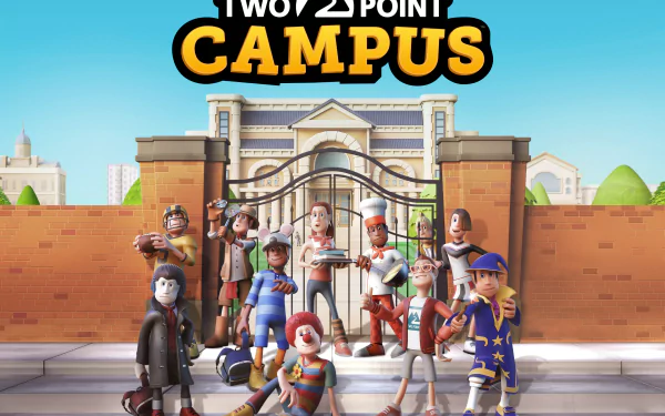 video game Two Point Campus HD Desktop Wallpaper | Background Image