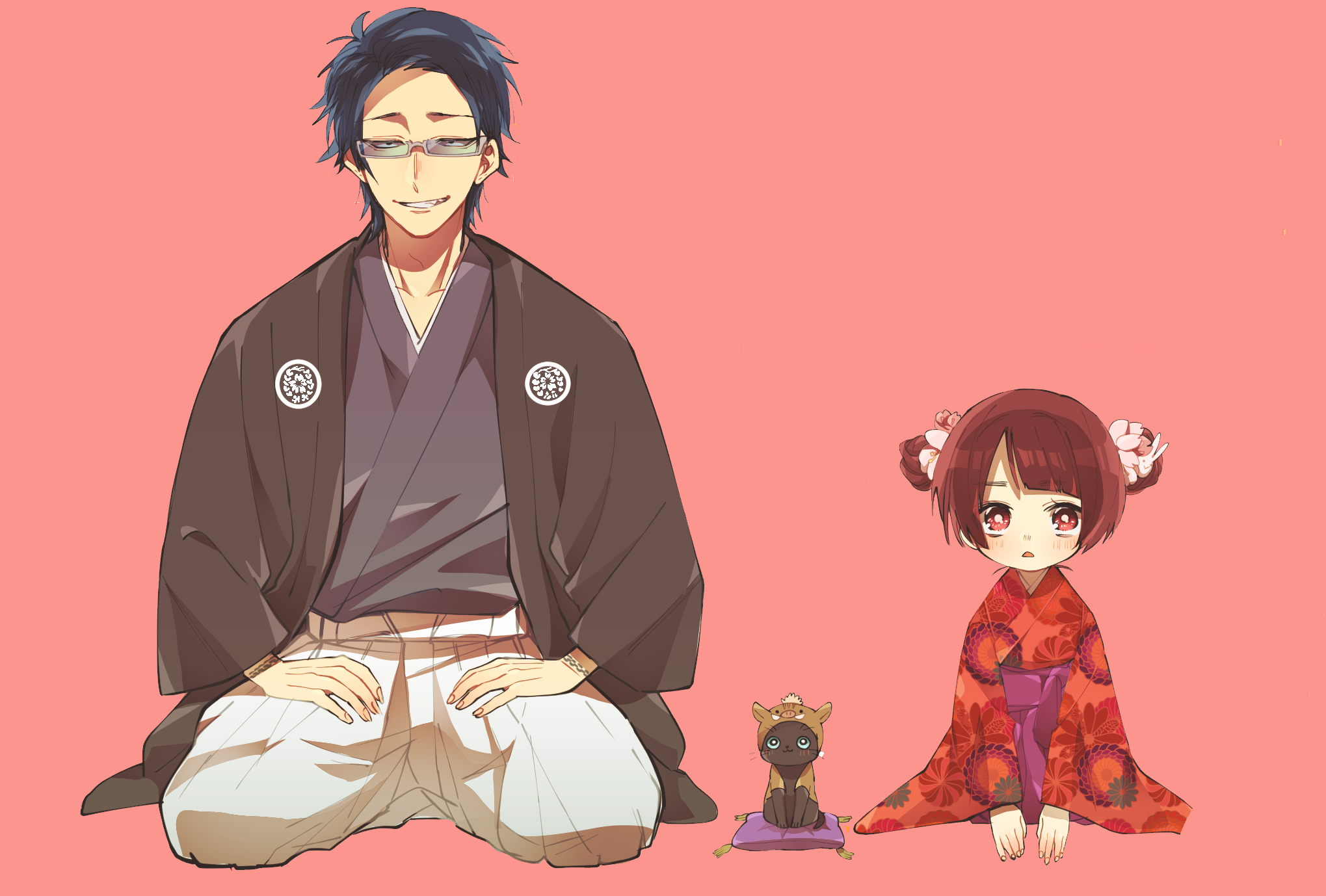 Anime The Yakuza's Guide to Babysitting HD Wallpaper | Background Image