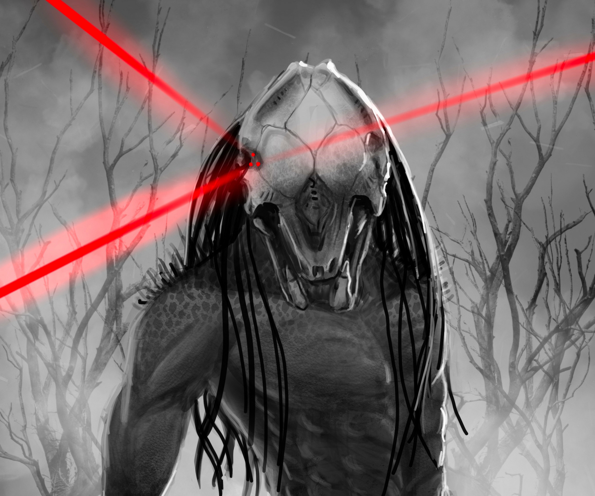 Feral Predator Fan Art by Elden Ardiente
