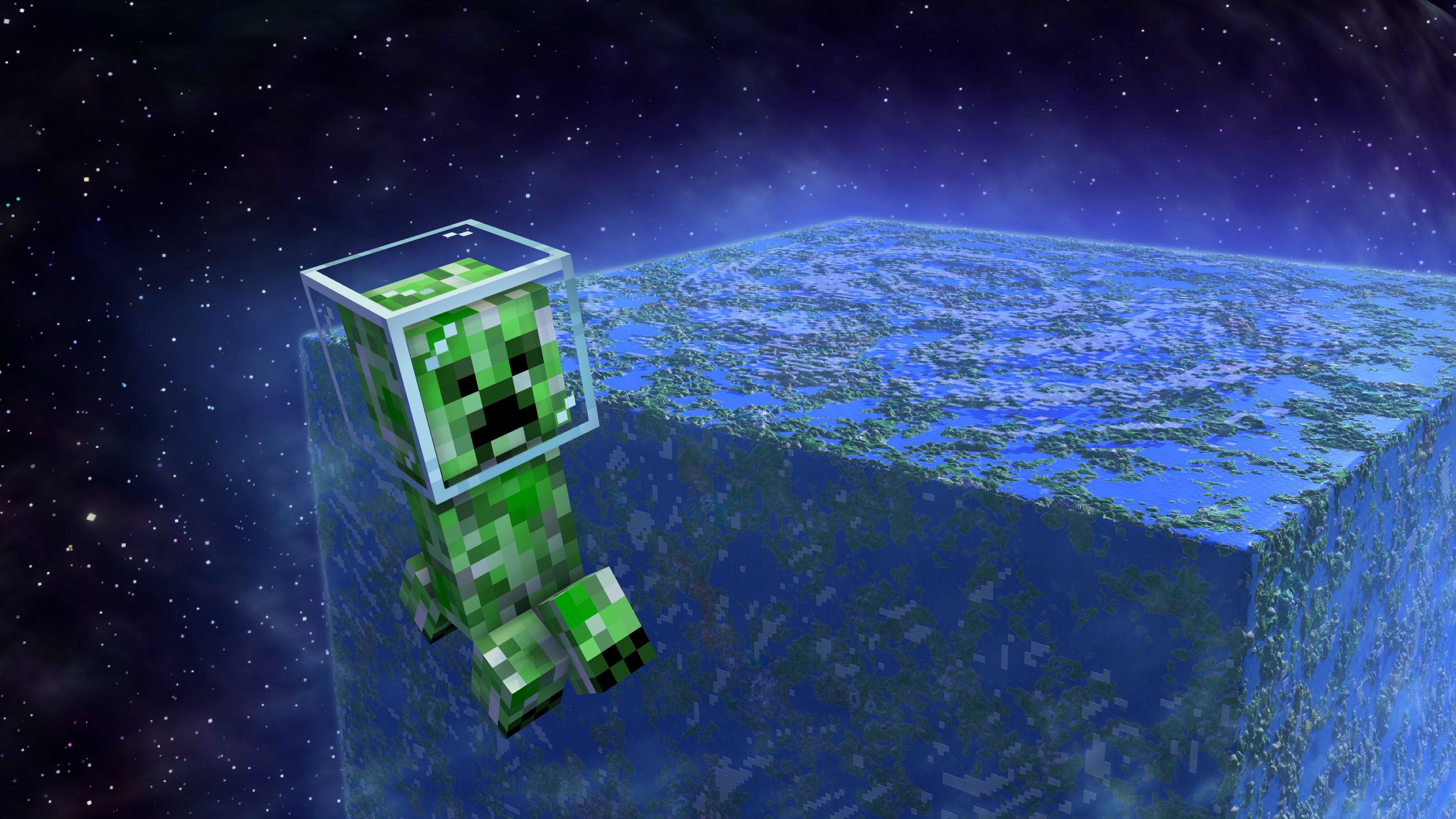 minecraft creeper face wallpaper